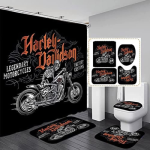 Gift For Fans – Harley Davidson v3 Bathroom.