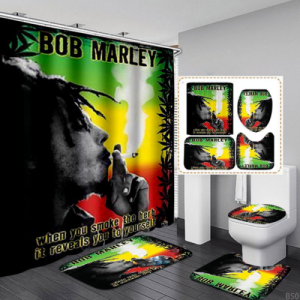 Bob Marley Quote Bathroom. Gift Idea For Fans.