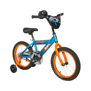 Dynacraft 16 Hot Wheels Boys Bike, Blue Kids Bicycle Brake With Training Wheels394521981602  Custom label (SKU): 55176008