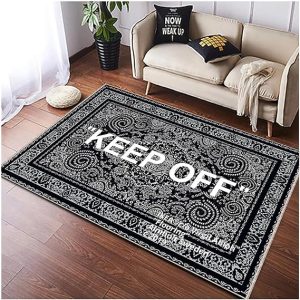 Keep-Off Rugs for Living Room, Keep-Off Carpet, Non Slip Carpets 3×5 4×6 5×8 ft for Living Room Bedroom Sofa Mat Door Kitchen Decoration, Gift mats for Man 92