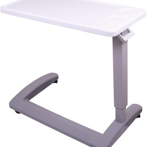 Rolling Over Bed Adjustable Table With Wheels Medical Desk Home Hospital Eating