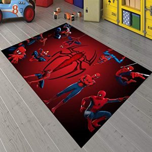 Super Hero Rug for Boys Bedroom Superheroes Films Movie Character Area Rug Superhero for Kids Room Rugs Bedroom Children Mat Carpet Classroom 2×3 3×5 4×6 ft – DCHome Decor 34