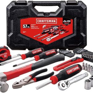 BEST & NEW CRAFTSMAN 57-Piece Household Tool Set with Hard Case
